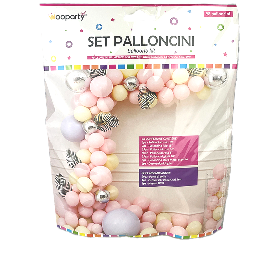 Confezione palloncini gialli, 25pz 